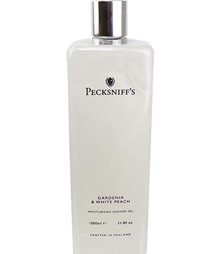 Pecksniffs Vitamin Enriched Shower Gel 33.8 Fl.Oz. From England by Pecksniffs (Gardenia and White Peach (No Pump))