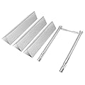 Grill Replacement Parts 7635 for Weber Spirit, Flavorizer Bars 15.3 Inch Flavorizer Bars and 69785 Burner for Weber Spirit I & II 200 with Front Control, Spirit E210, E220, S210, S220