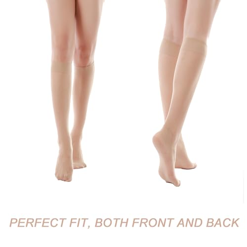 Image of HA WA Women's Knee High Stocking Nylon Pantyhose Socks
