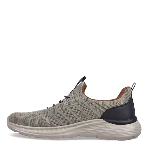 Skechers Men's Garner - Crispin Bungee Lace Slip-On Men's Casual, Beige, 12, Medium, US