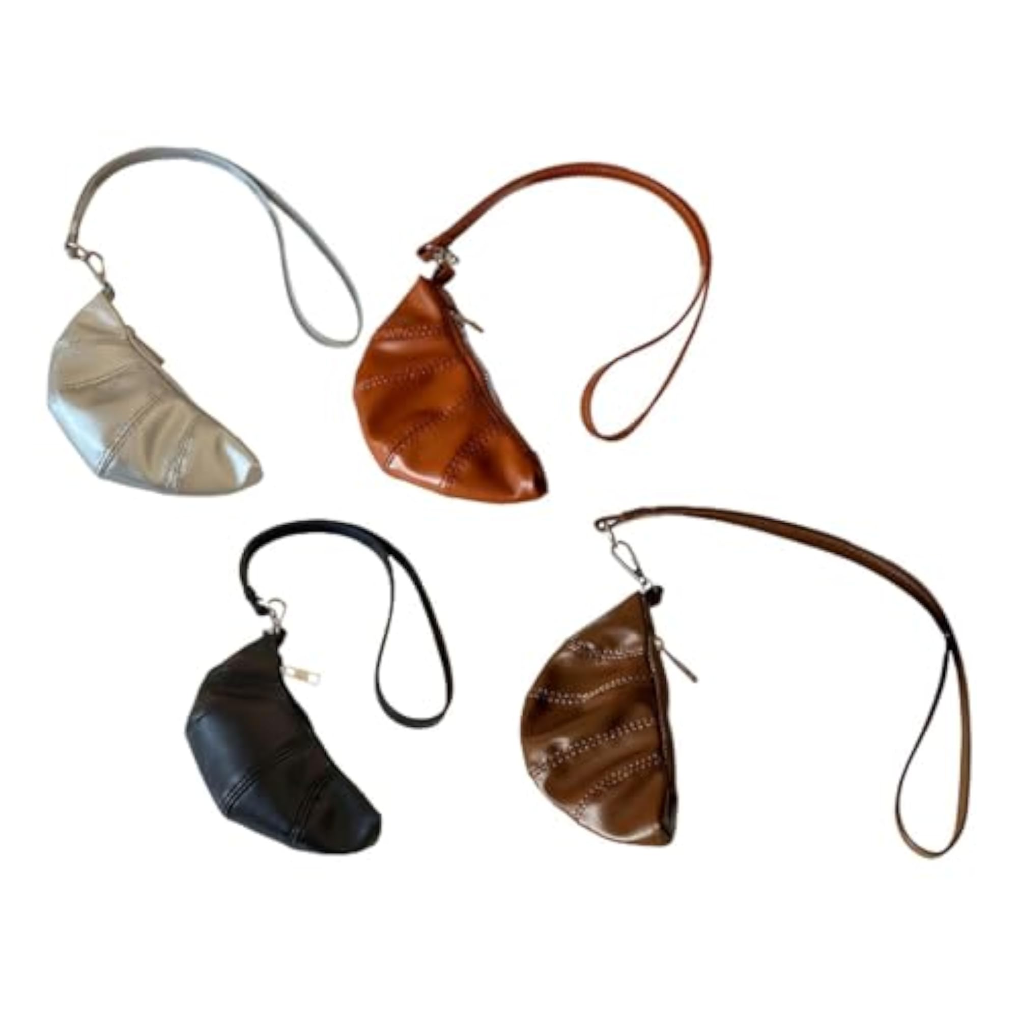 Hanging Neck Purse Trendy Women Pocket Card Case, Silver