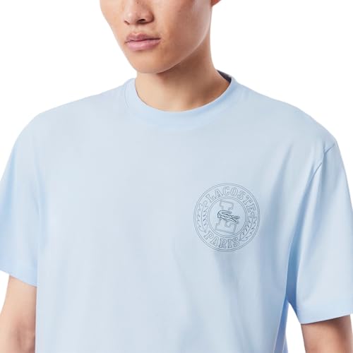 Lacoste Men's Classic Fit Embossed Croc Ribbed Collar T-Shirt2