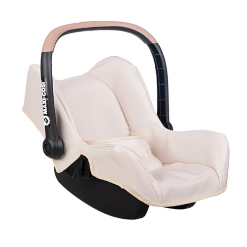Smoby - Maxi-COSI - Siège Beige - Jouet d'Imitation - pour Poupons Jusqu'à 42 cms - Léger - Poignée Orientable - A Partir de 3 Ans - Fabrication Espagnole
