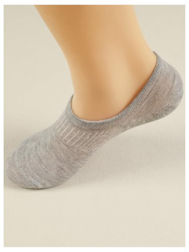 Image of WDIRARA Women's 6 Pairs Leopard Print Low Cut Socks No Show Socks