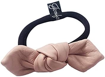 Amazon ザ ヘア バー トウキョウ The Hair Bar Tokyo ヘアアクセサリーjennifer Ouellette レザー スモールノット ポニーテール ホルダー レディース ライトピンク The Hair Bar ヘアゴム 通販