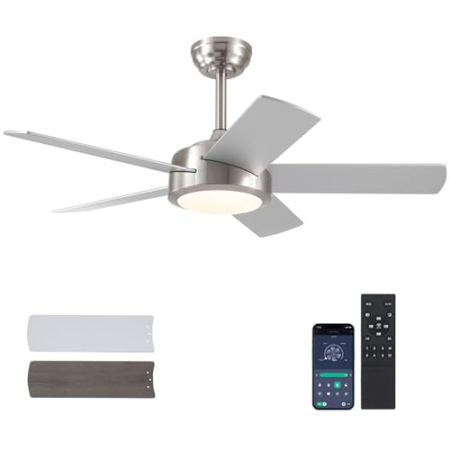 Ventilateur de plafond silencieux Kviflon moteur DC profil bas pour chambre