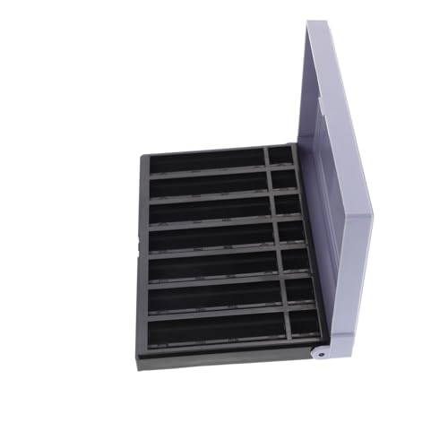 Organizador de monedas Artibetter gris PE 21.5x13.5x3.2 cm miniatura 1