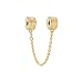 PANDORA Logo Safety Chain 18k Gold Plated PANDORA Shine Collection Charm - 767027CZ-05