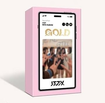 ITZY Gold coque de téléphone protection rigide album K-Pop