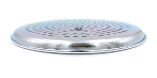 Image of Prime Bakers and Moulders Perforated Pizza Tray for Oven, Round (Aluminum, 9 Inch)