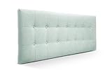 SUENOSZZZ-ESPECIALISTAS DEL DESCANSO Cabeceros de Cama 105 cm. Cabezales de Cama Acolchado Zurich. Cabezal tapizado ACUALINE limpiafacil. Cabeceros de Cama Matrimonio. Color Verde Agua