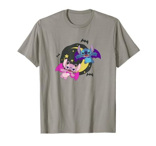 T-shirt Stitch Bats Halloween vêtement Disney Lilo et Stitch en coton