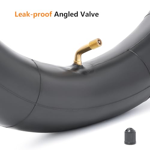 Image of 16x3.0 Replacemen Inner Tube, 16 x 3.0 Bike Tube with Bent Valve Stem Compatible with 16x3.0 16x3.25 16x3.5 E-Bikes Electric Scooters Mopeds Chopper Bikes and Folding Bikes 2Pcs