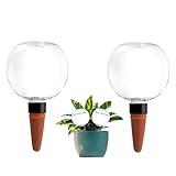 2 Stück Pflanzengießkugeln, 500 ml große selbstbewässernde Zwiebeln für Innen- und Außenpflanzen