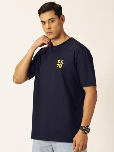 Image of Thomas Scott Men's | Graphic | Half Sleeve | Oversized Fit | 100% Cotton | Crew Collar | Casual Tshirt
