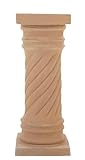  Casa Padrino Colonne baroque en terre cuite 40 x 40 x H. 78 cm - Colonne décorative en céramique faite à la main - Décoration baroque pour jardin terrasse