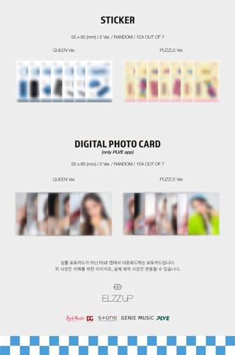 EL7Z U+P 1st Mini Album 7+UP PLVE Version Random KPop - 5