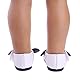 DUORUIMI Puppe, weiße Schuhe, niedliches Panda-Muster, für American Girl-Puppe, 45,7 cm