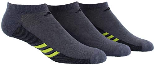 adidas Men's Superlite Stripe No Show Socks (3-Pair)