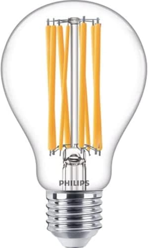 Philips LED Classic E27 Filament Lampe (150 W), LED Lampe mit kaltweißem Licht, energiesparende LED Beleuchtung mit langer Nutzlebensdauer, Klar