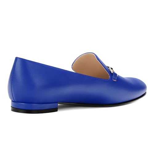 Image of Women's Loafers, Slip On Round Toe Comfortable Flats for Women Dressy and Work, Womens Business Casual Shoes
