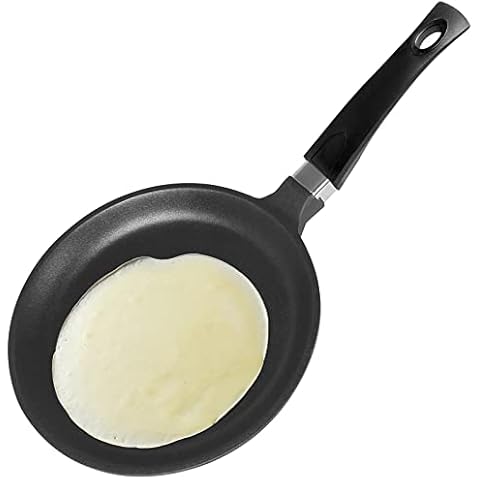 Kuyal Frying Pans, Non-Stick Anti-Scratch 24cm Omelette Pancake Pan with Cool Touch Detachable Handle, Cook Pizza Egg Steak, Suitable for Induction, Electric and Gas Hobs Cover