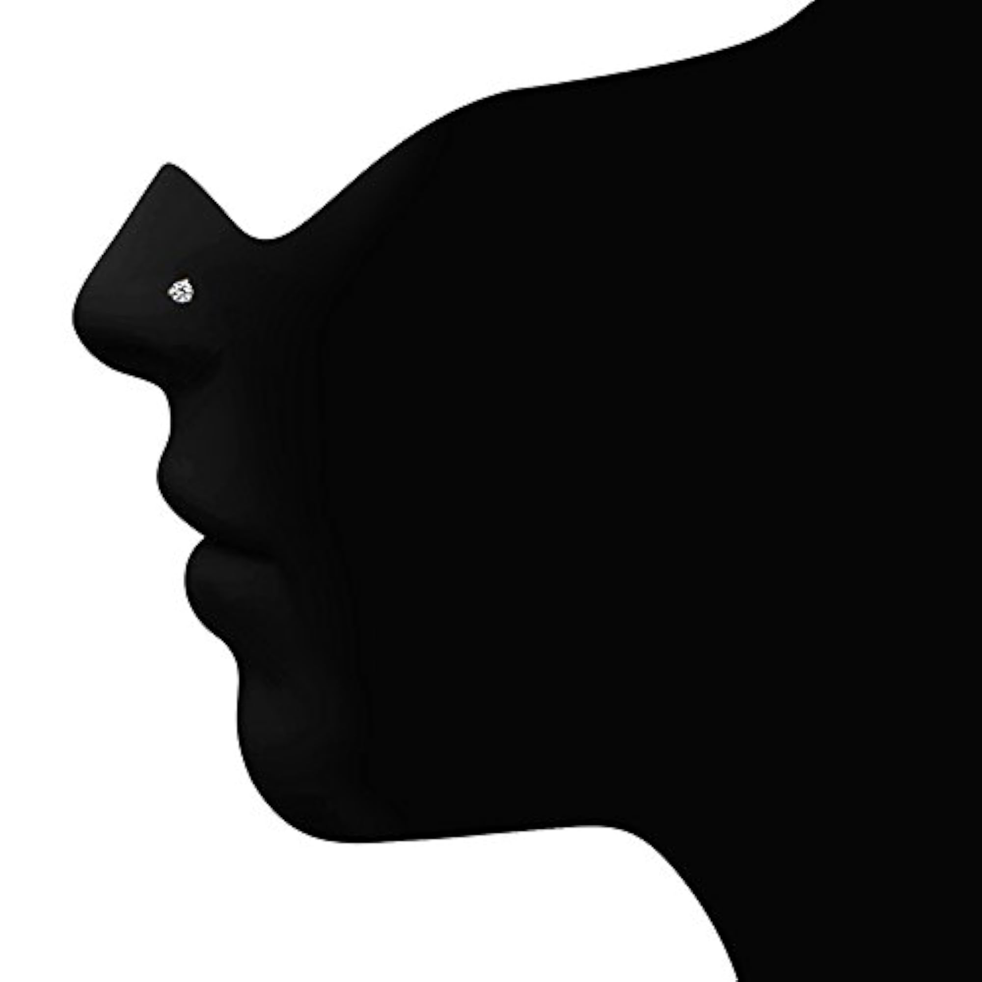 Women's 925 Sterling Silver Solitaire Nose Ring