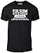 Produktbild Reality Glitch Herren Folsom Prison T-Shirt (Schwarz, Groß)