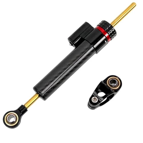 Amortisseur de direction moto universel en carbone 255mm réglable