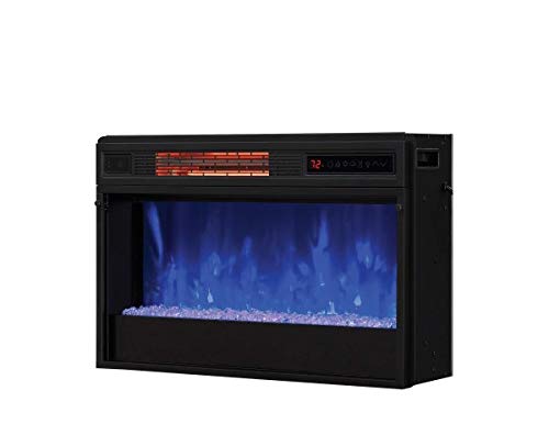 Classicflame 26" 3D Spectrafire Plus Infrared Fireplace Insert With Glass - Black, 26Ii342Fgt #TOP5