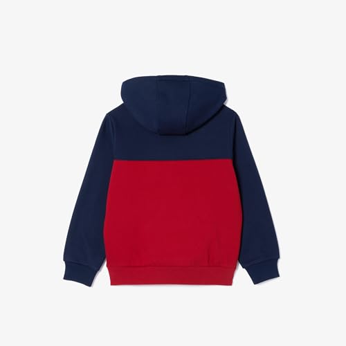 Lacoste Kids' Long Sleeve Color Blocked Hooded Childrens Sweatshirt3