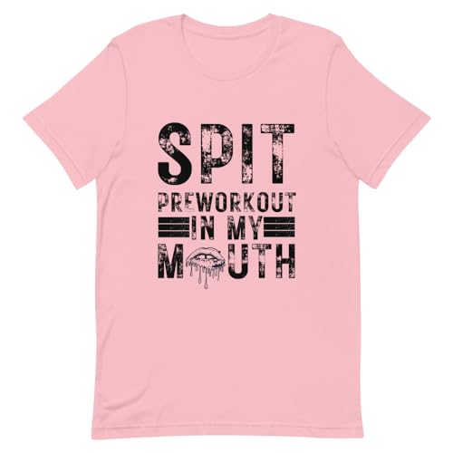 Preworkout in My Mouth t-shirt humour nouveauté pour sportifs taille 36