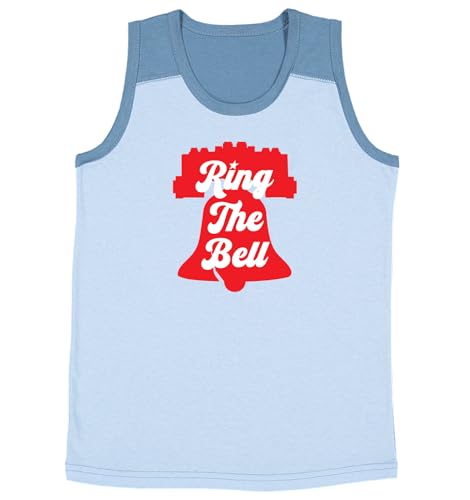Ring The Bell - Liberty Philly Sports Youth Contrast Back Tank Top