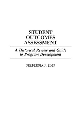 Student outcomes assessment /