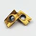 Noteflora 10PCS CNC Milling Cutter Carbide Indexable Inserts APMT1604PDER/APKT1604, Golden Replacement Blades For Precision Industrial Cutting