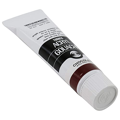 Gouache acrylique Turner Chocolate 38 séchage rapide permanent mat 40ml