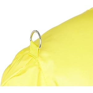 Okuna Outpost Dog Raincoat Jacket, Pet Rain Slicker with Hood, Medium (18.2 x 16.9 in, Yellow)