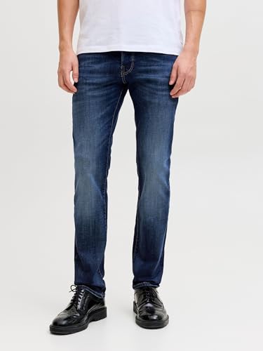 Jack & Jones Jjiglenn Jjicon JJ 057 50sps Noos Vaqueros Slim, Azul (Blue Denim), 33W / 32L para Hombre - imagen 2