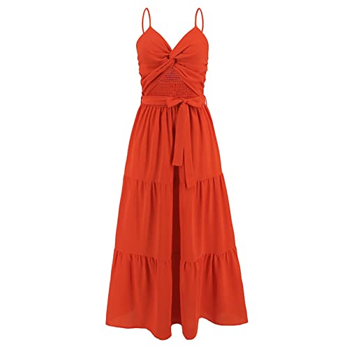 Robe de mariée courte style tshirt femme robe rouge casual loose pour l'été