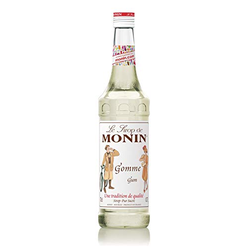 MONIN Premium Gum Syrup for Cocktails and Mocktails. Vegan-Friendly, Allergen-Free, 100% Natural Flavours and Colourings, 700 ml