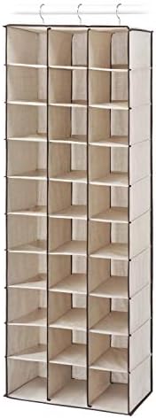 Whitmor 6470-4831 Hanging Shoe Shelves, 30 Sections