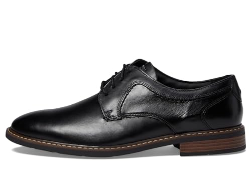 Image of Nunn Bush Men's Hayden Plain Toe Oxford Dress Casual Leather Lace Up Shoes