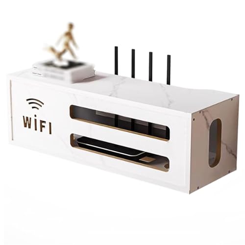 Meiiron Wall-Mounted WiFi Router Storage Box 1 Layer