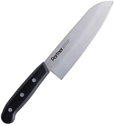下村企販 三徳包丁 163mm 【日本製】 食洗機対応 お手入れ簡単 ステンレス 切れ味がいい 肉 魚 野菜 パートナー 燕三条 42990