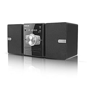 CD-Stereoanlage Mini-Komponente 30W RMS CD-Player UKW/Bluetooth-kompatibel/USB/AUX/Fernbedienung/Kopfhörerbuchse…