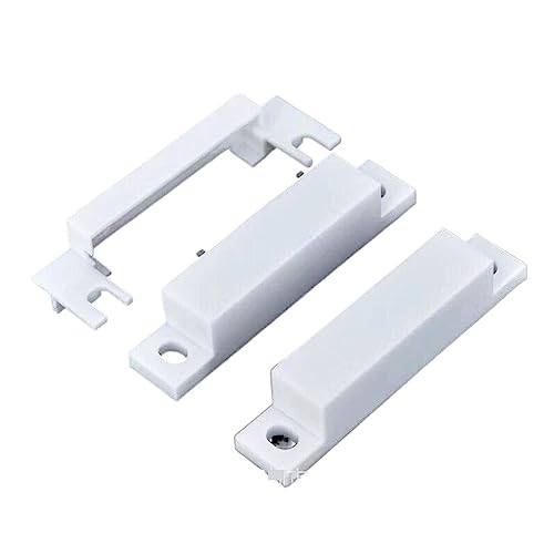 Interruptor magnético de puerta y ventana sensor de lengüeta para armarios de madera de 10 uds 2