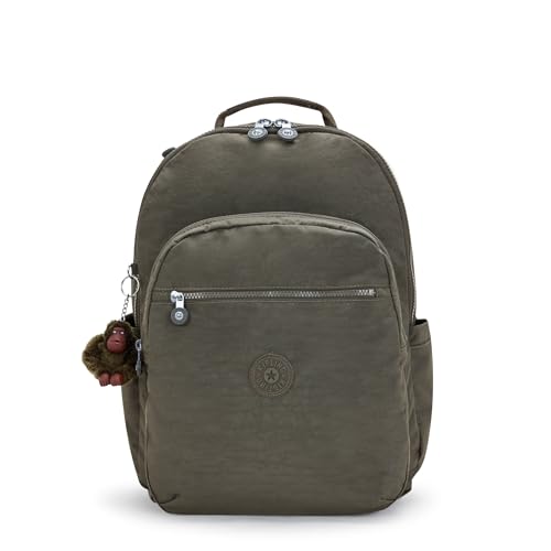 Image of Kipling Women's Seoul Extra Large 17 inch Laptop Backpack, Durable, Roomy with Padded Shoulder Straps, Built-In Protective Sleeve