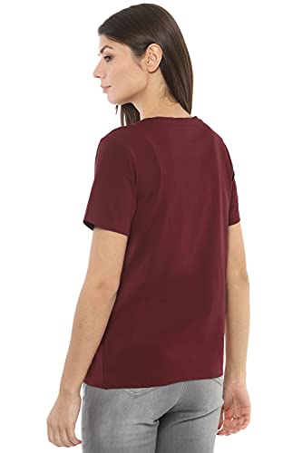 Image of Van Heusen Women's Solid Regular Fit T-Shirt