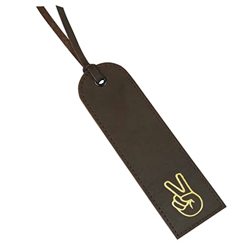 SHADOW DANCE UK Leather Bookmark Handmade, Genuine Leather Bookmarks for Women & Men