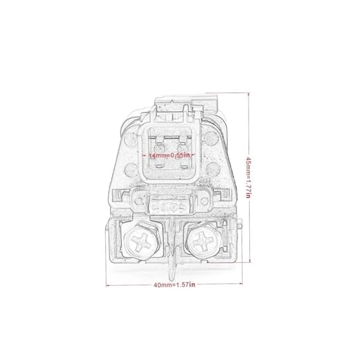 Solénoïde de relais de démarreur 31800-41G00 compatible LTA500X 750